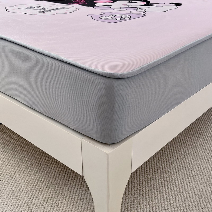 91家纺网 家纺一手货源 找家纺 蘭菲家纺 2025新款三丽鸥卡通印花冰丝凉席 明天见