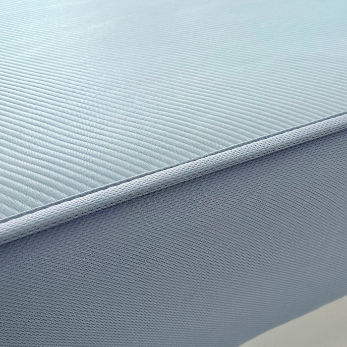 91家纺网 家纺一手货源 找家纺 蘭菲家纺 2025新款三丽鸥卡通印花冰丝凉席 恰恰-蓝