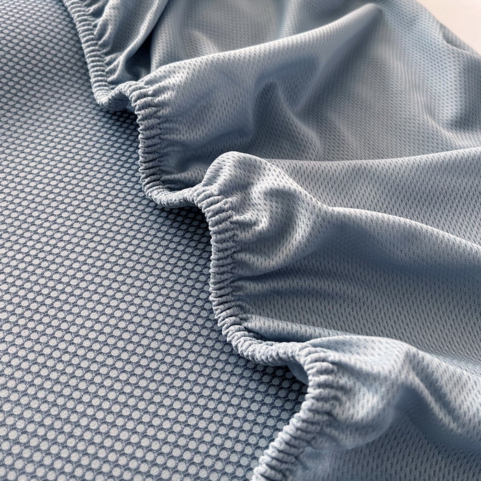 91家纺网 家纺一手货源 找家纺 蘭菲家纺 2025新款三丽鸥卡通印花冰丝凉席 恰恰-蓝