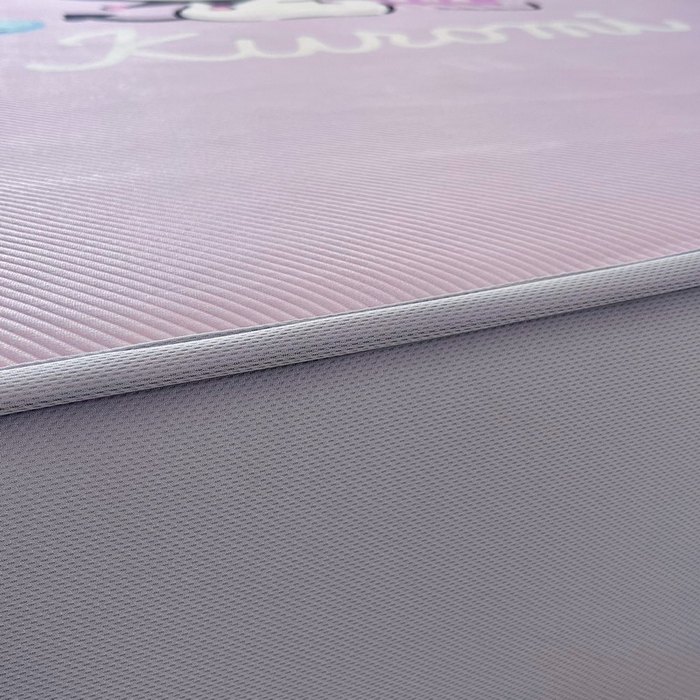 91家纺网 家纺一手货源 找家纺 蘭菲家纺 2025新款三丽鸥卡通印花冰丝凉席 巧克力