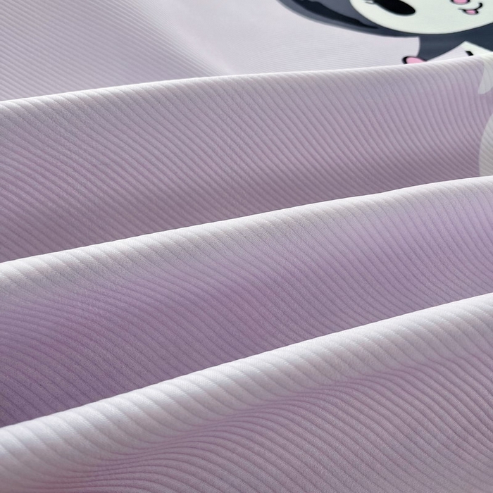 91家纺网 家纺一手货源 找家纺 蘭菲家纺 2025新款三丽鸥卡通印花冰丝凉席 巧克力