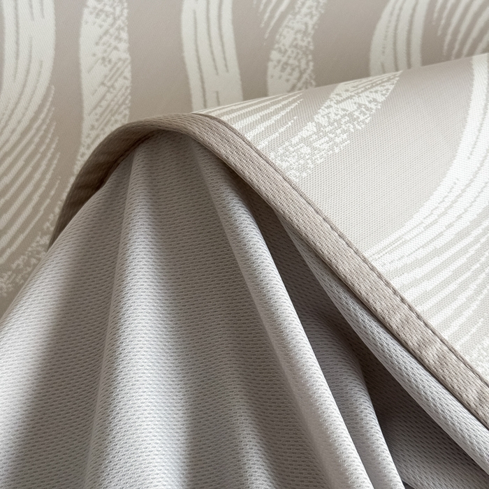 91家纺网 家纺一手货源 找家纺 九花鹿 2025新款A类PE凉感提花床笠款冰丝凉席软凉席可机洗可水洗 波纹（米灰）