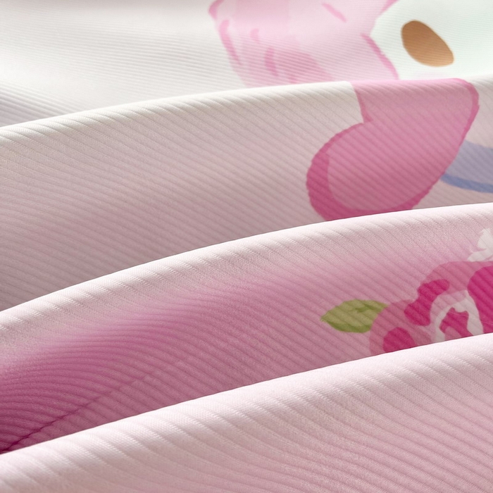 91家纺网 家纺一手货源 找家纺 蘭菲家纺 2025新款三丽鸥卡通印花冰丝凉席 去约会