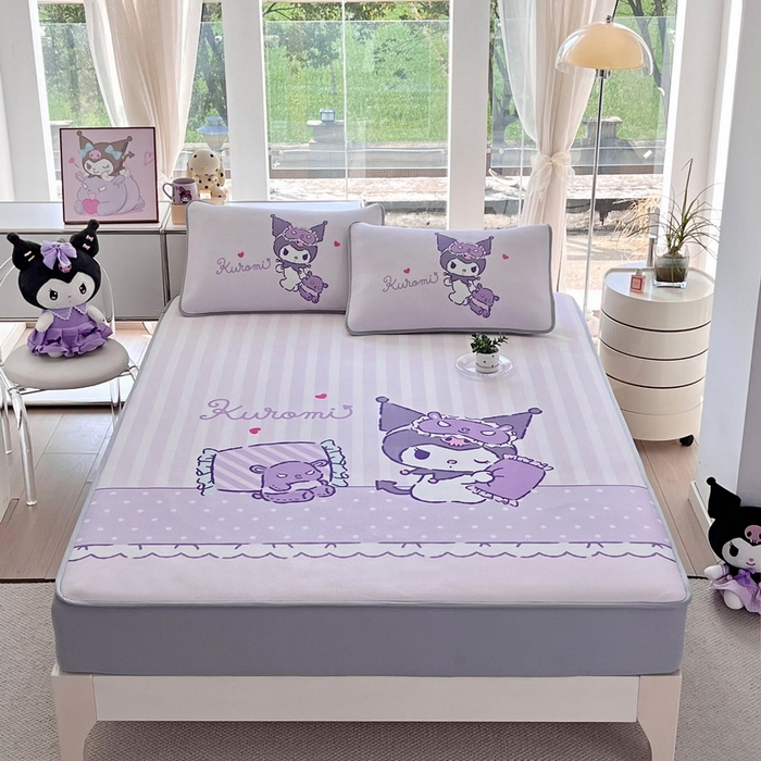 蘭菲家纺 2025新款三丽鸥卡通印花冰丝凉席 小蜜库