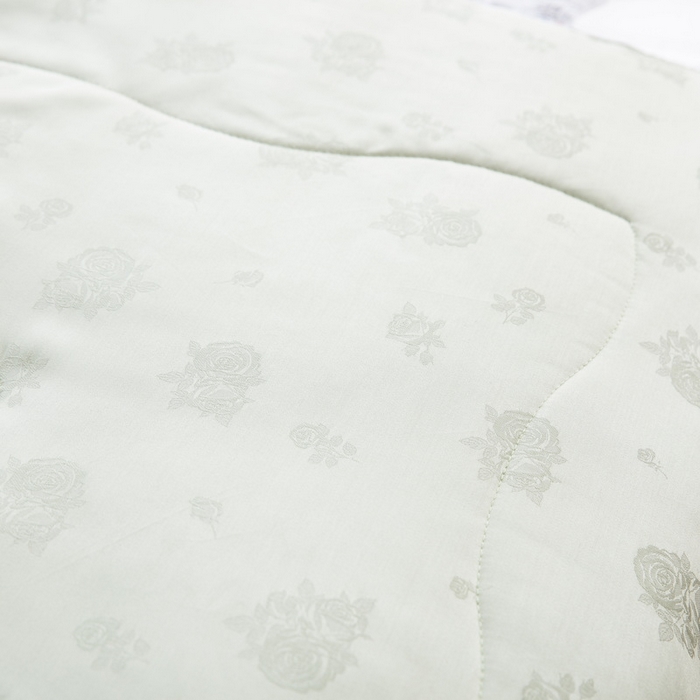 91家纺网 家纺一手货源 找家纺 鲁爱家纺供货 2025新款天丝夏被 花镜-薄荷绿