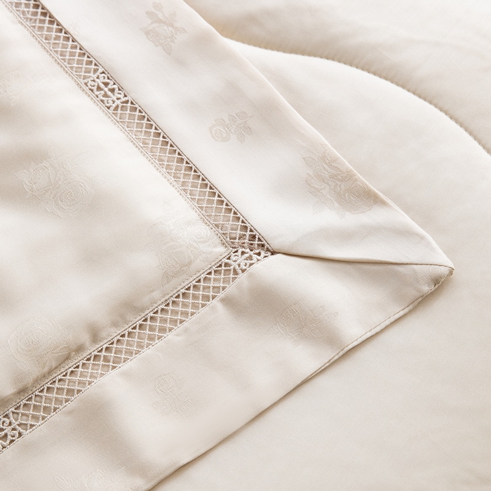 91家纺网 家纺一手货源 找家纺 鲁爱家纺供货 2025新款天丝夏被 花镜-香槟金