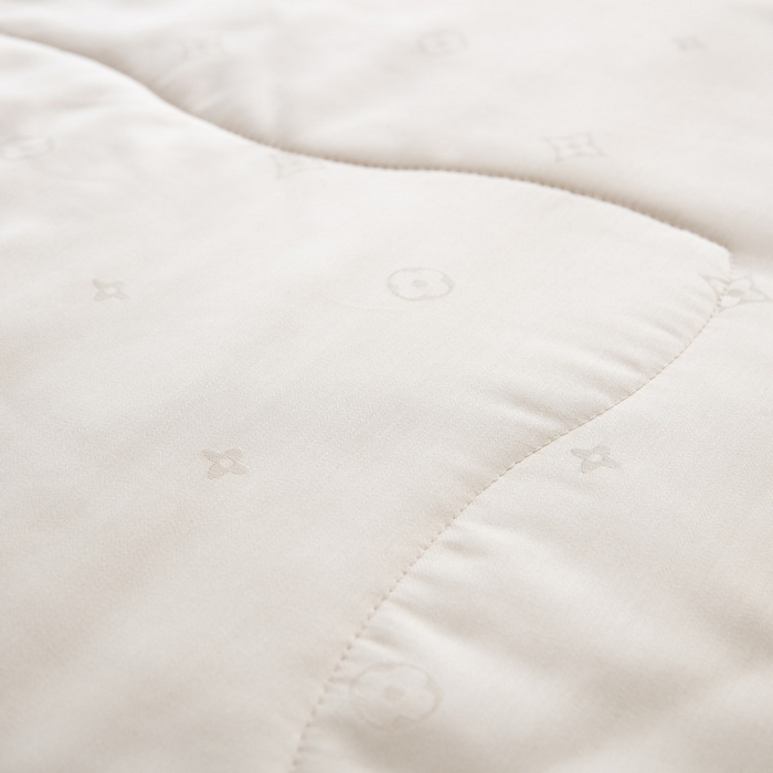 91家纺网 家纺一手货源 找家纺 鲁爱家纺供货 2025新款天丝夏被 慕斯-香槟金