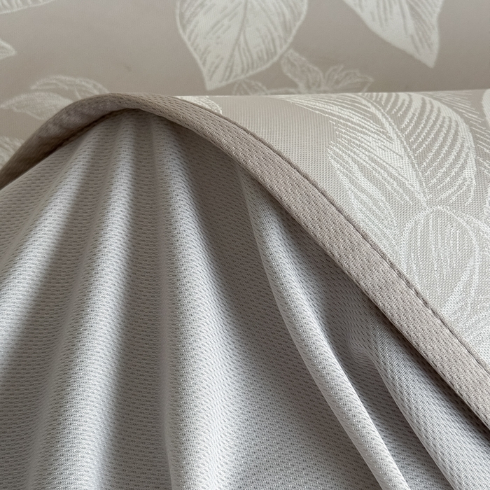 91家纺网 家纺一手货源 找家纺 九花鹿 2025新款A类PE凉感提花床笠款冰丝凉席软凉席可机洗可水洗 盆栽（米灰）