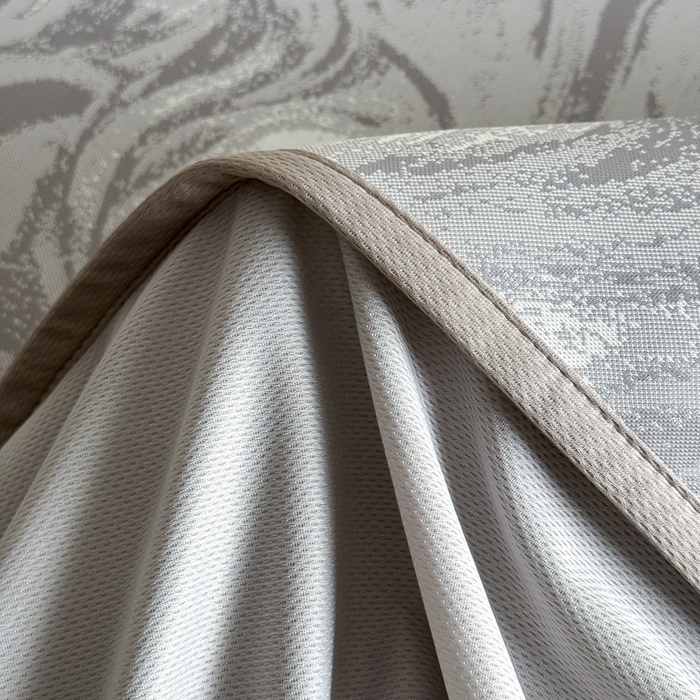 91家纺网 家纺一手货源 找家纺 九花鹿 2025新款A类PE凉感提花床笠款冰丝凉席软凉席可机洗可水洗 西里（绅士灰）