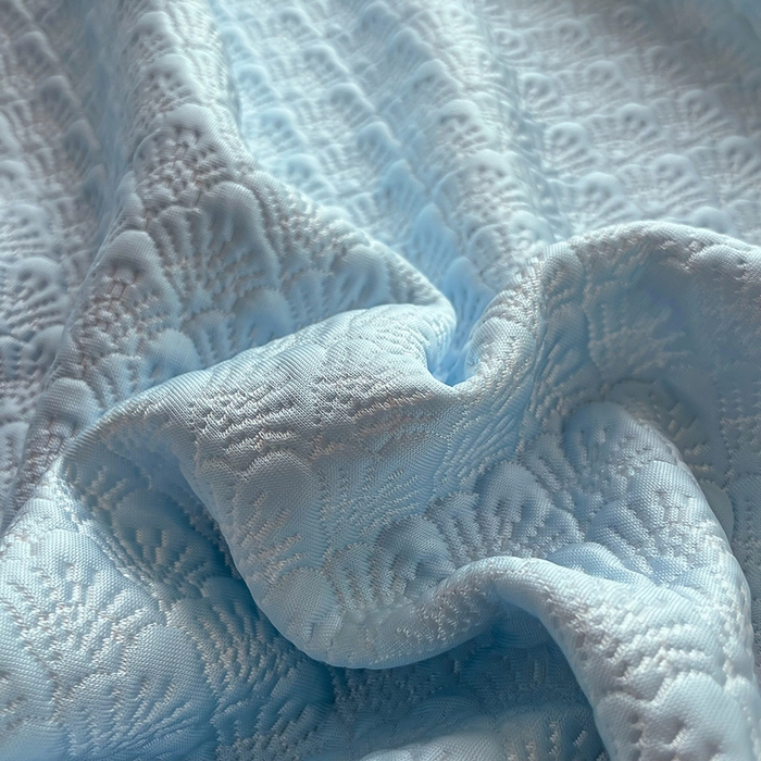 91家纺网 家纺一手货源 找家纺 乐居家纺 2025新款凉感凉豆豆凉席冰豆豆床裙系列 宾利蓝