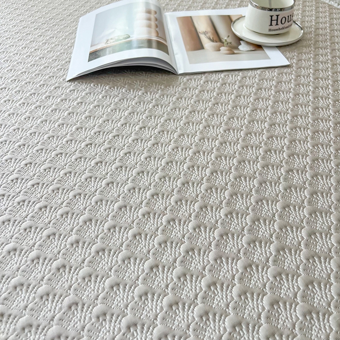 91家纺网 家纺一手货源 找家纺 乐居家纺 2025新款凉感凉豆豆凉席冰豆豆床裙系列 卡其