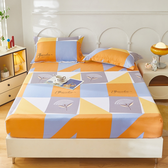 91家纺网 家纺一手货源 找家纺 （总）乐居家纺 2025新款活性印染老粗布床笠系列