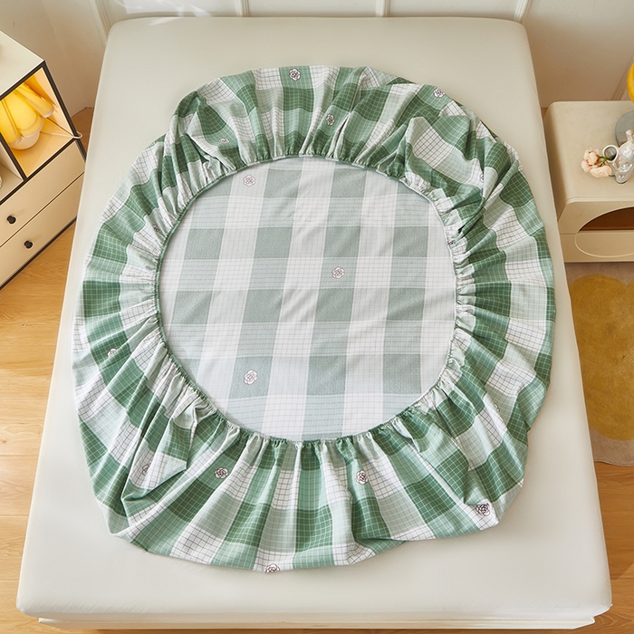 91家纺网 家纺一手货源 找家纺 乐居家纺 2025新款活性印染老粗布床笠系列 布罗西亚