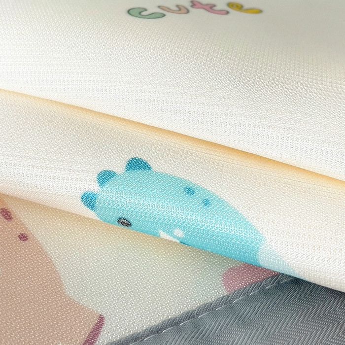 91家纺网 家纺一手货源 找家纺 乐秀家纺 2025春夏新款碳光冰丝儿童凉席枕套 炫彩恐龙