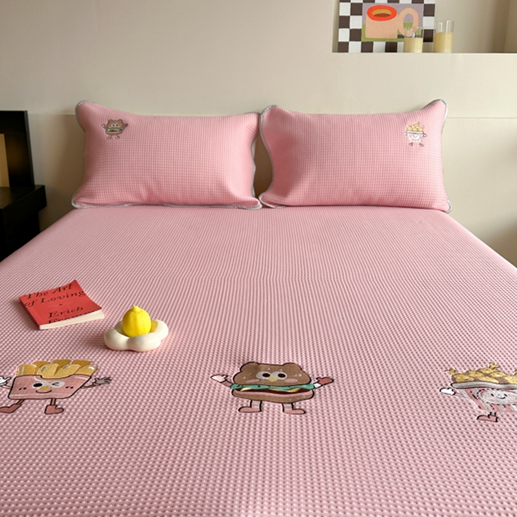 91家纺网 家纺一手货源 找家纺 （总）柚子YOUTH 2025新款亲肤舒适冰豆豆凉感凉席席子