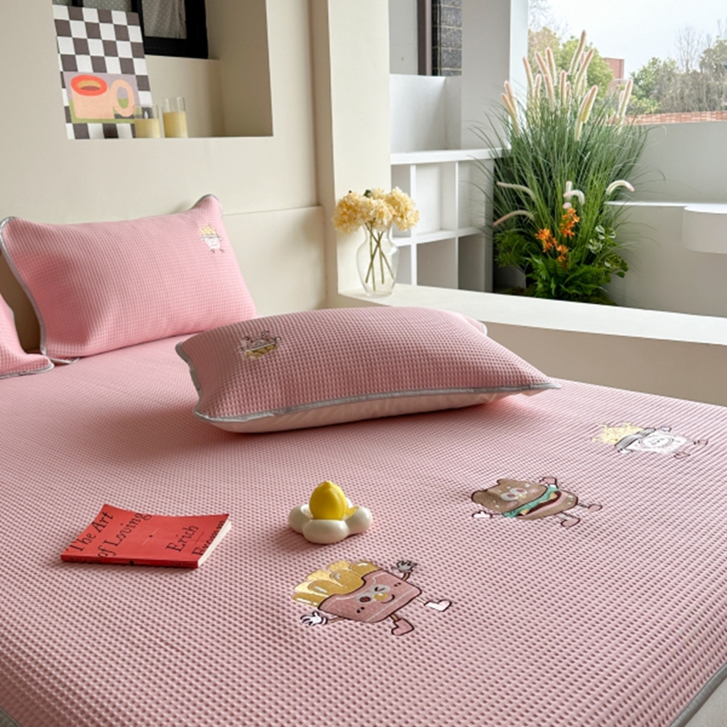 91家纺网 家纺一手货源 找家纺 （总）柚子YOUTH 2025新款亲肤舒适冰豆豆凉感凉席席子