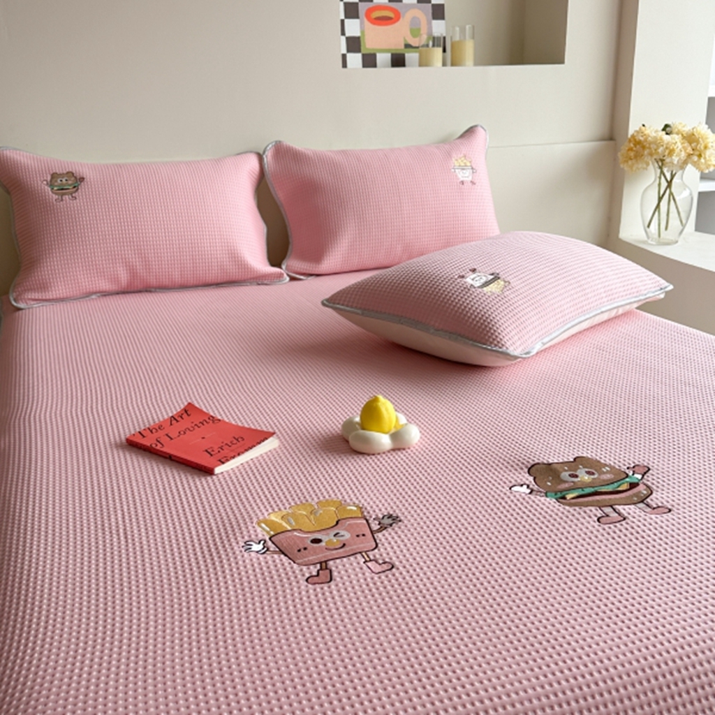 91家纺网 家纺一手货源 找家纺 （总）柚子YOUTH 2025新款亲肤舒适冰豆豆凉感凉席席子