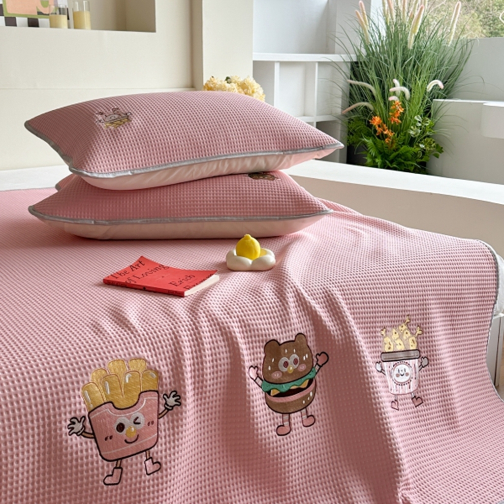 91家纺网 家纺一手货源 找家纺 （总）柚子YOUTH 2025新款亲肤舒适冰豆豆凉感凉席席子