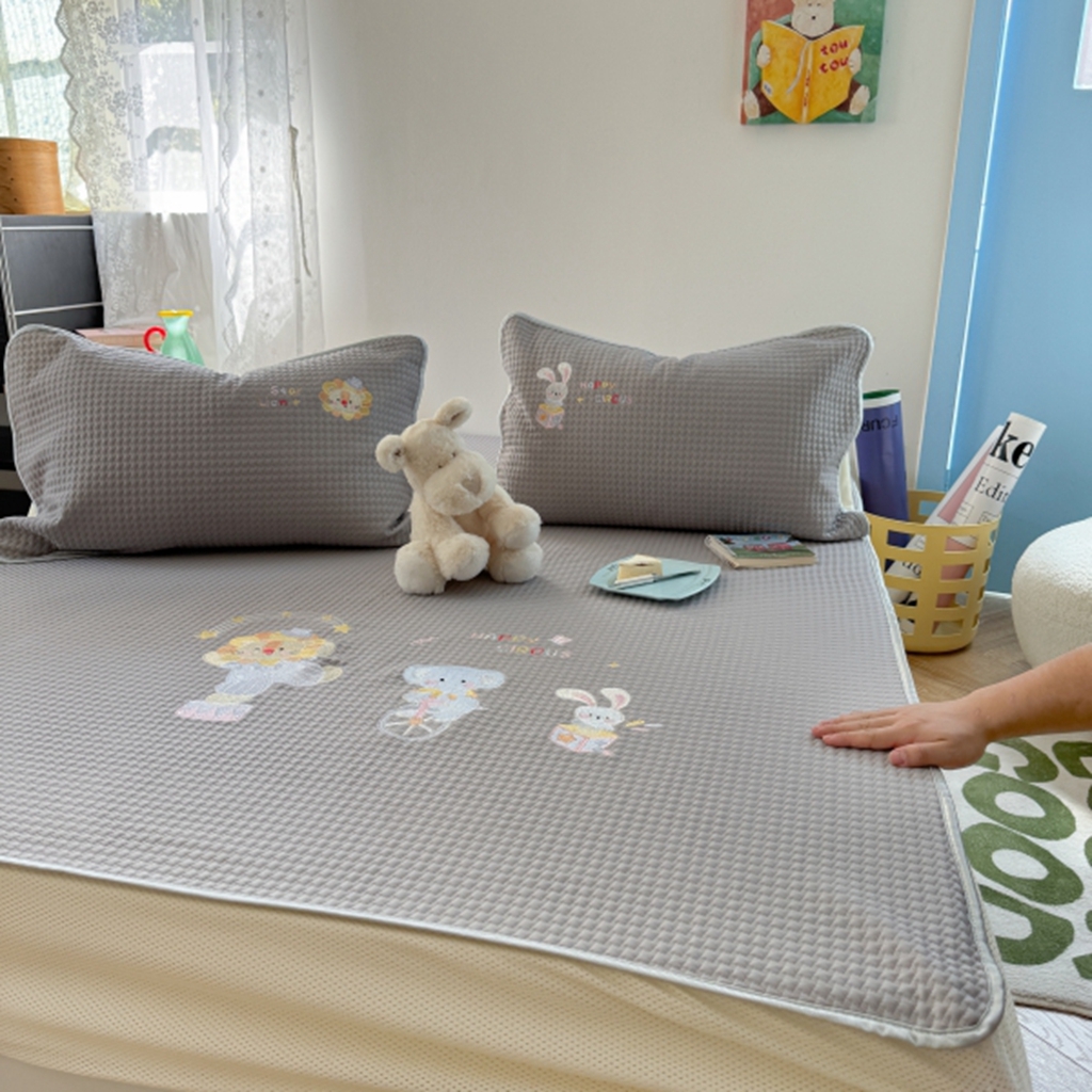 91家纺网 家纺一手货源 找家纺 （总）柚子YOUTH 2025新款亲肤舒适冰豆豆凉感凉席席子