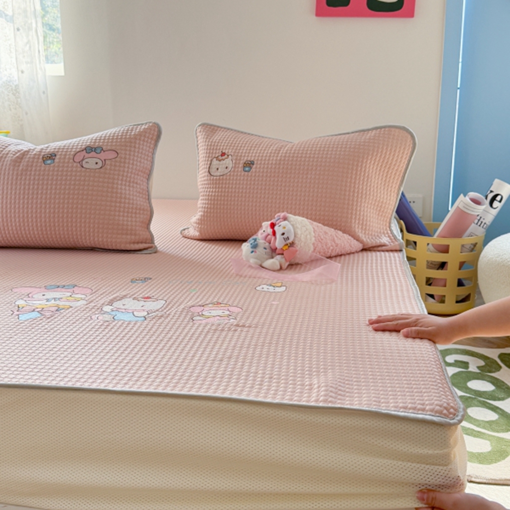 91家纺网 家纺一手货源 找家纺 （总）柚子YOUTH 2025新款亲肤舒适冰豆豆凉感凉席席子