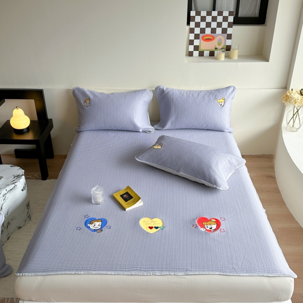 柚子YOUTH 2025新款亲肤舒适冰豆豆凉感凉席席子 遇见(绑带款）