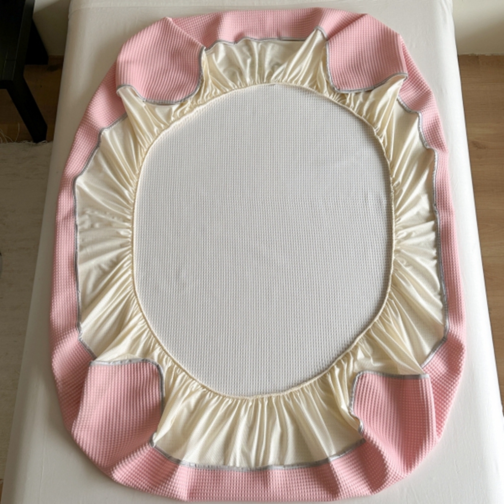 91家纺网 家纺一手货源 找家纺 柚子YOUTH 2025新款亲肤舒适冰豆豆凉感凉席席子 疯狂星期四（床笠款）