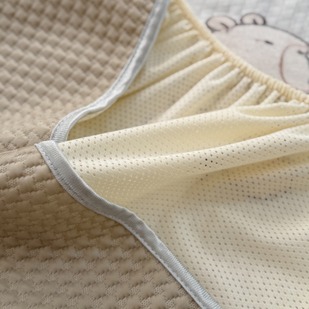 91家纺网 家纺一手货源 找家纺 柚子YOUTH 2025新款亲肤舒适冰豆豆凉感凉席席子 卡皮船长（床笠款）