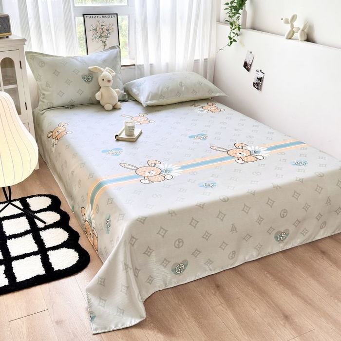 91家纺网 家纺一手货源 找家纺 （总）乐居家纺 2025新款亲肤舒适活性印染水洗冰丝单床单