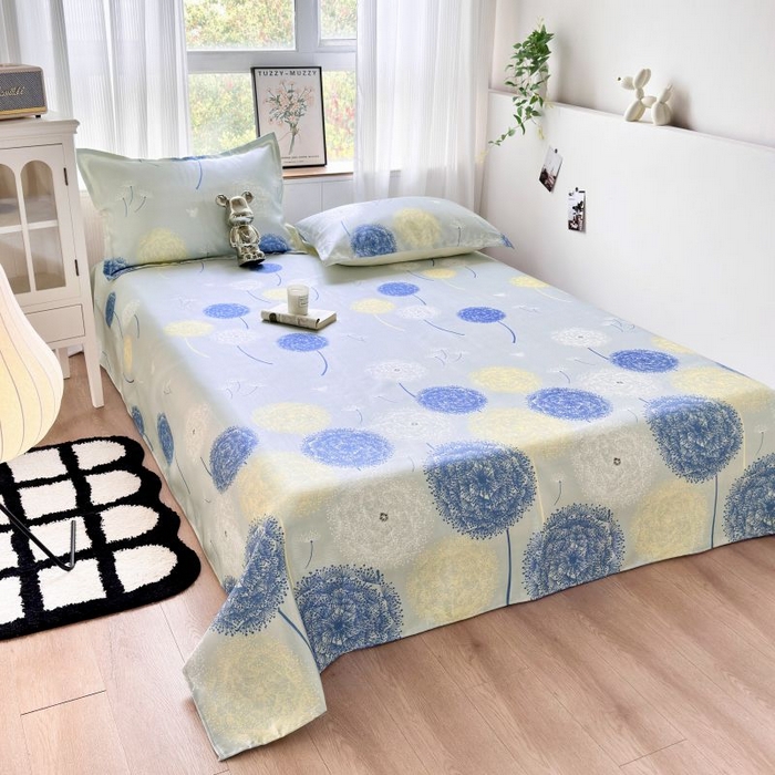 91家纺网 家纺一手货源 找家纺 （总）乐居家纺 2025新款亲肤舒适活性印染水洗冰丝单床单