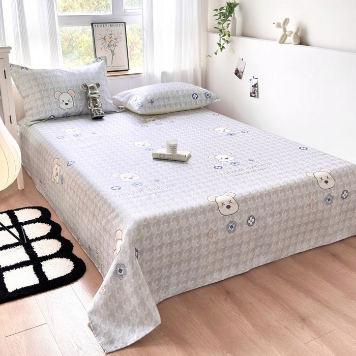 91家纺网 家纺一手货源 找家纺 （总）乐居家纺 2025新款亲肤舒适活性印染水洗冰丝单床单