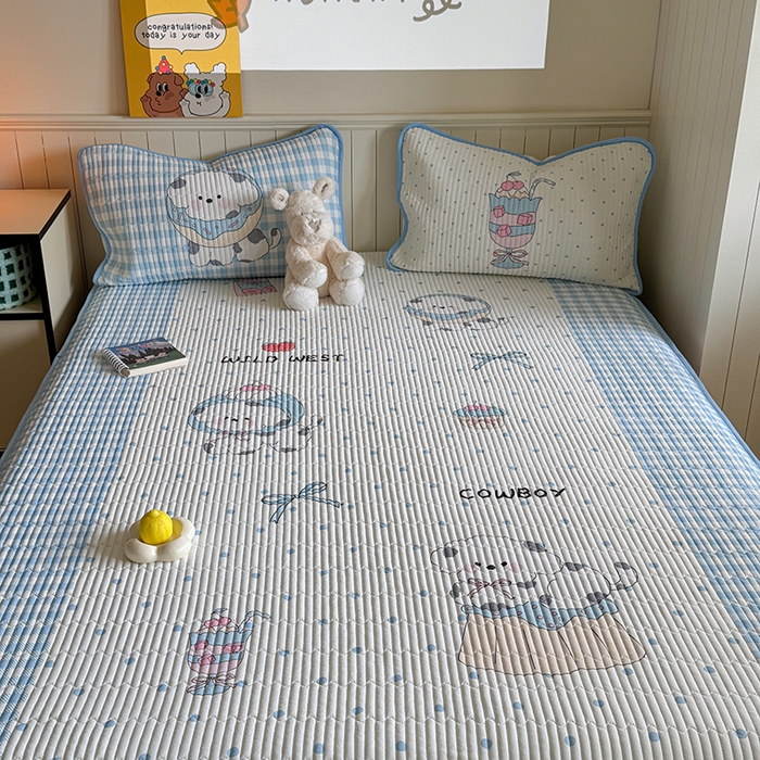 91家纺网 家纺一手货源 找家纺 柚子YOUTH 2025新款锦氨超柔果冻凉席 蛋糕墩墩凉席