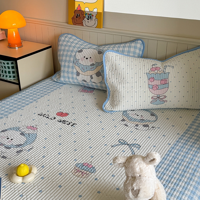 91家纺网 家纺一手货源 找家纺 柚子YOUTH 2025新款锦氨超柔果冻凉席 蛋糕墩墩凉席