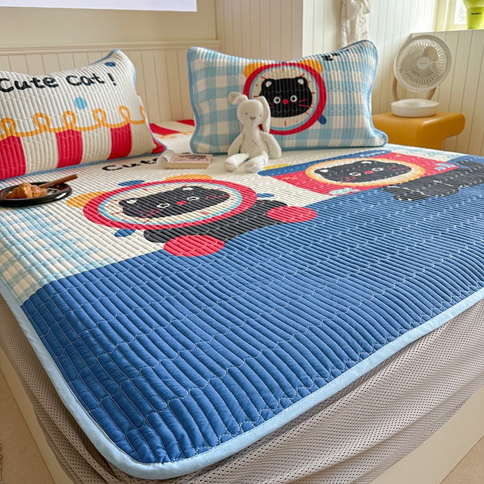 柚子YOUTH 2025新款锦氨超柔果冻凉席 奇趣猫凉席