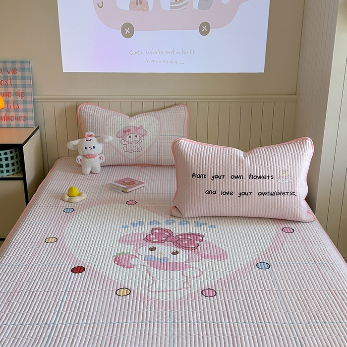 91家纺网 家纺一手货源 找家纺 柚子YOUTH 2025新款锦氨超柔果冻凉席 草莓蒂凉席