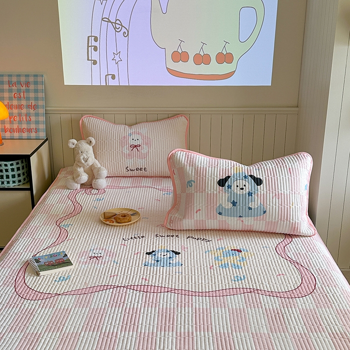 91家纺网 家纺一手货源 找家纺 柚子YOUTH 2025新款锦氨超柔果冻凉席 抱抱狗凉席