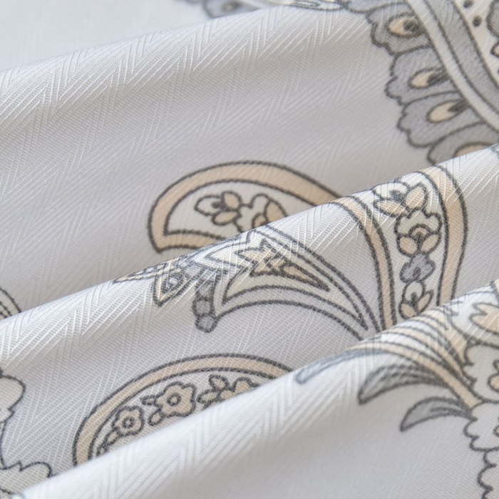 91家纺网 家纺一手货源 找家纺 乐居家纺 2025新款亲肤舒适活性印染水洗冰丝单床单 古色古香