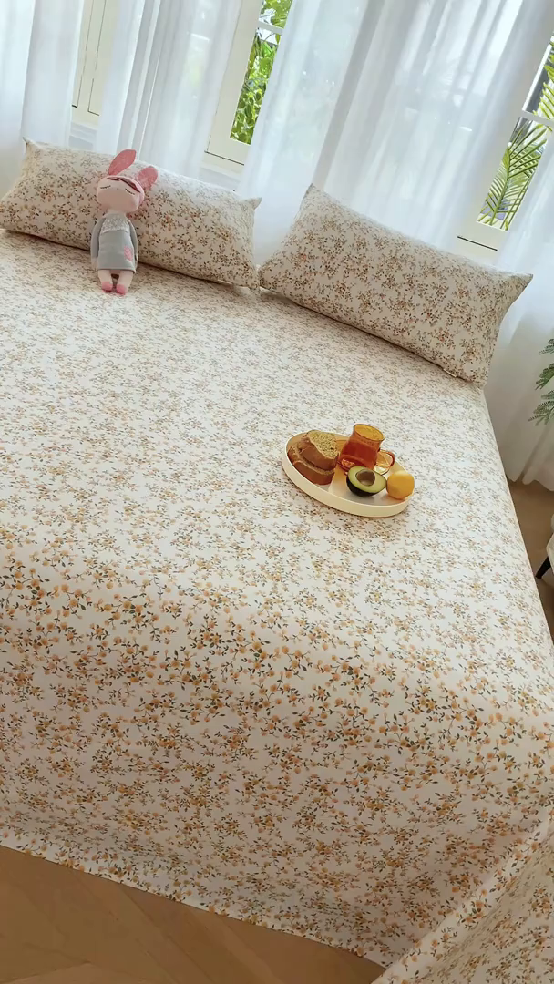 91家纺网 家纺一手货源 找家纺 2025夏季新款热门原棉老粗布床单床单单件凉席席子-系列一 锦绣花舞