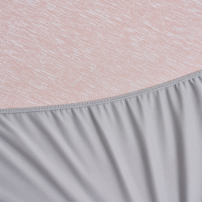 91家纺网 家纺一手货源 找家纺 芯诗曼家纺 2025新款三明治凉感丝提花冰丝席凉席三件套 莫兰-粉床笠款