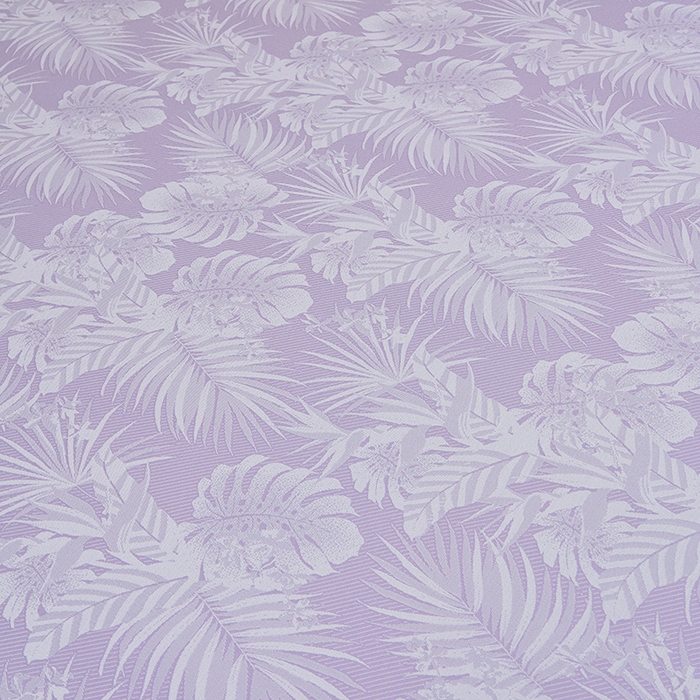 91家纺网 家纺一手货源 找家纺 芯诗曼家纺 2025新款三明治凉感丝提花冰丝席凉席三件套 叶语恋-紫床笠款