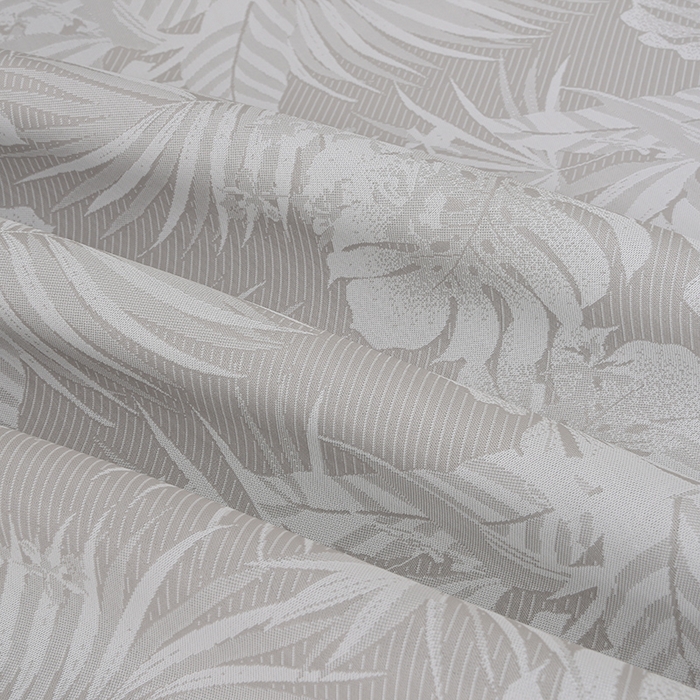 91家纺网 家纺一手货源 找家纺 芯诗曼家纺 2025新款三明治凉感丝提花冰丝席凉席三件套 叶语恋-咖床笠款