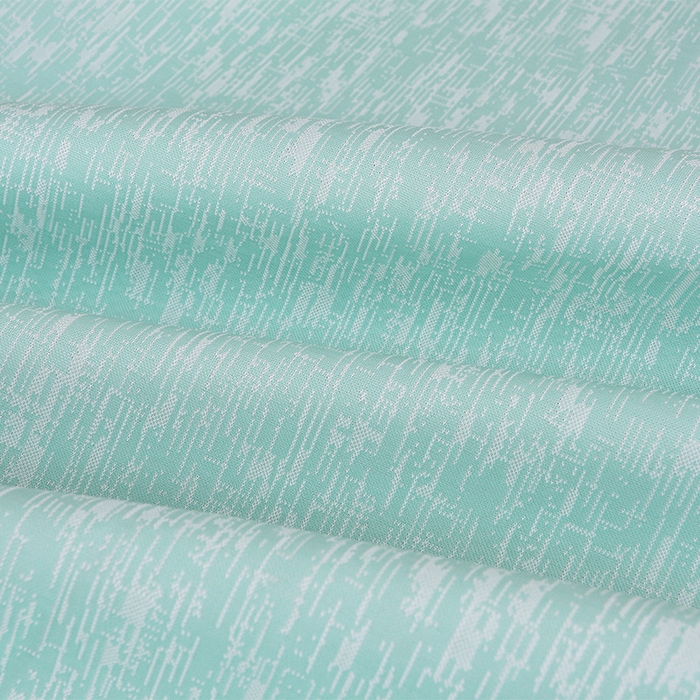 91家纺网 家纺一手货源 找家纺 芯诗曼家纺 2025新款三明治凉感丝提花冰丝席凉席三件套 莫兰-绿床笠款