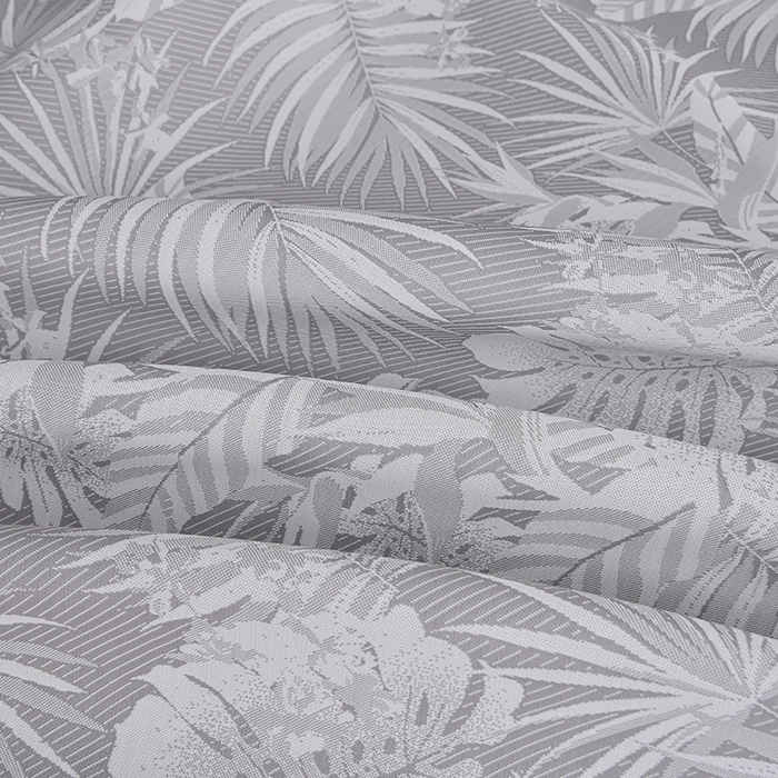 91家纺网 家纺一手货源 找家纺 芯诗曼家纺 2025新款三明治凉感丝提花冰丝席凉席三件套 叶语恋-灰床笠款