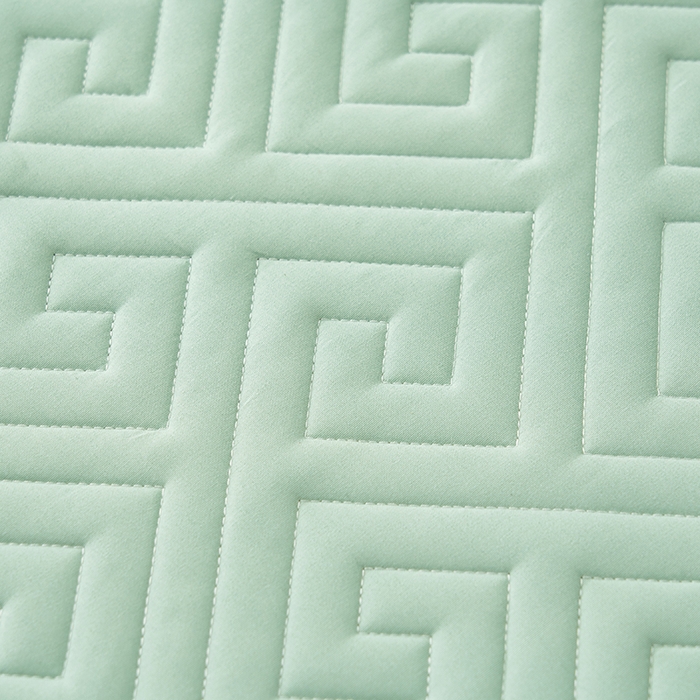 91家纺网 家纺一手货源 找家纺 （总）鑫琪莱家纺 2025新款水洗棉绗绣夹棉床笠