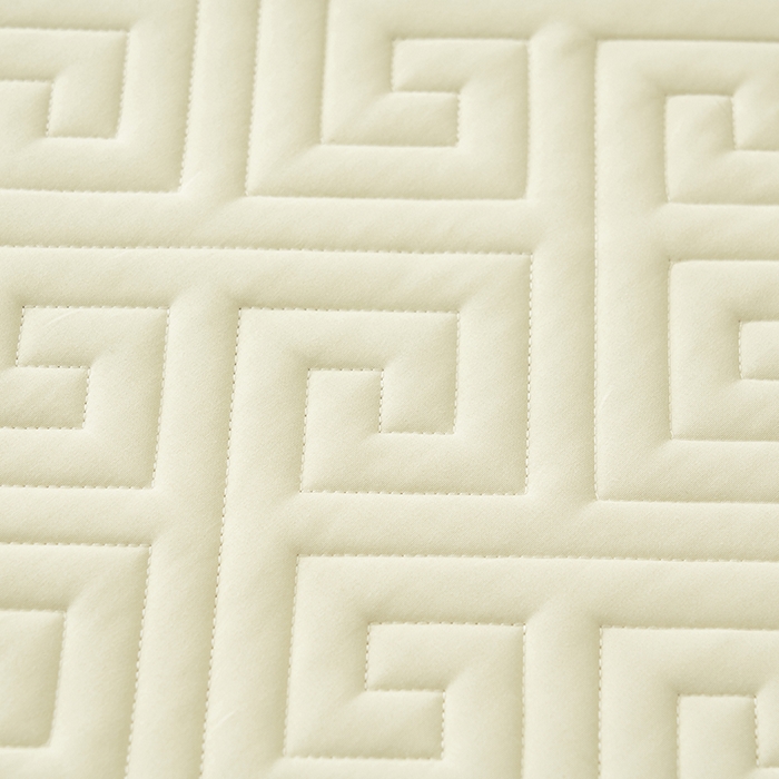 91家纺网 家纺一手货源 找家纺 鑫琪莱家纺 2026新款水洗棉绗绣夹棉床笠 夹棉床笠-柠檬黄