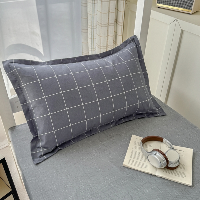 91家纺网 家纺一手货源 找家纺 （总）鑫宇 2025新款磨毛130g加厚学生宿舍三件套床单床笠款学生上下铺六件套