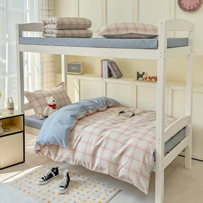 鑫宇 2025新款磨毛130g加厚学生宿舍三件套床单床笠款学生上下铺六件套 奇遇