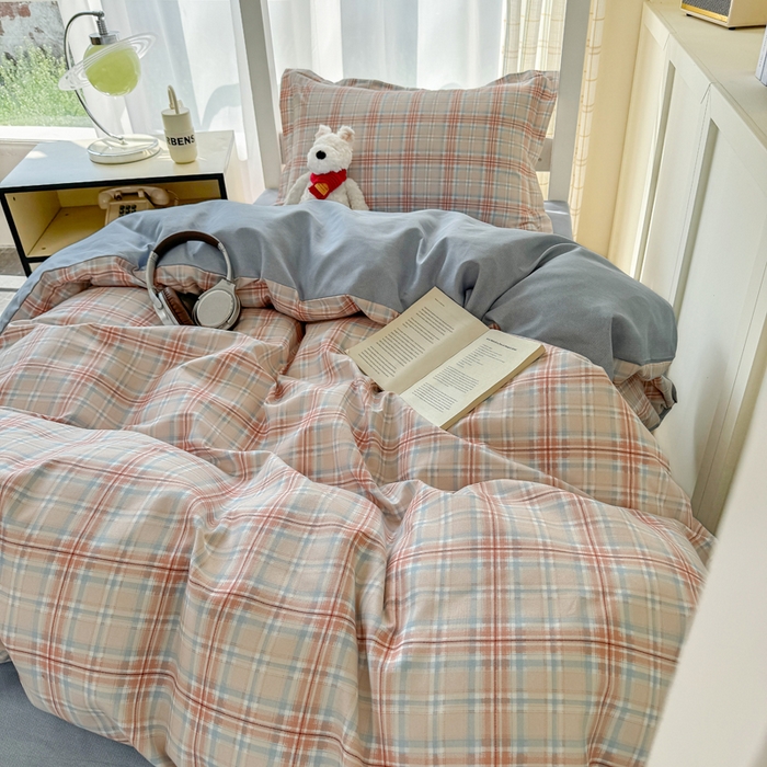 91家纺网 家纺一手货源 找家纺 鑫宇 2025新款磨毛130g加厚学生宿舍三件套床单床笠款学生上下铺六件套 奇遇