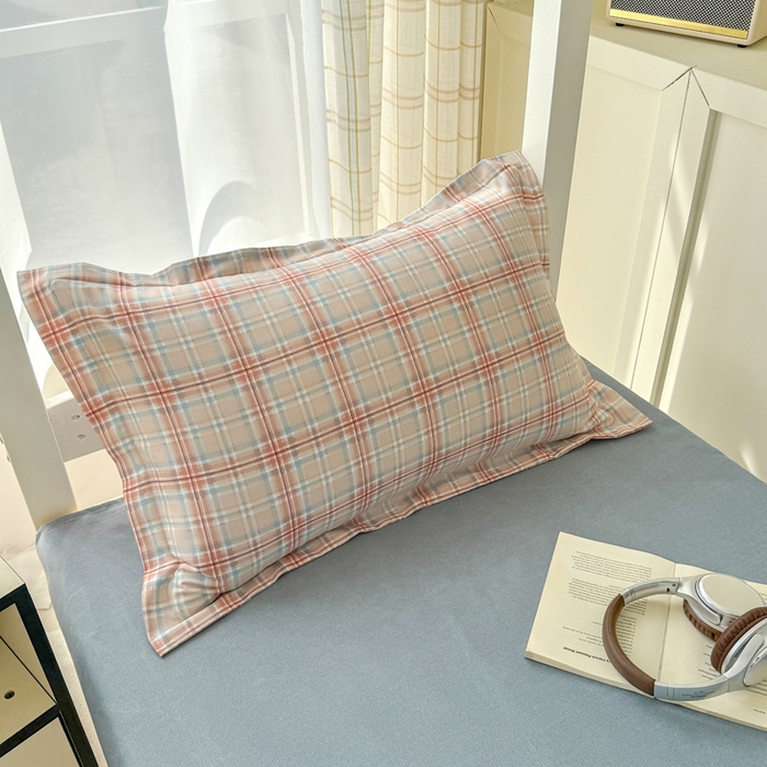 91家纺网 家纺一手货源 找家纺 鑫宇 2025新款磨毛130g加厚学生宿舍三件套床单床笠款学生上下铺六件套 奇遇