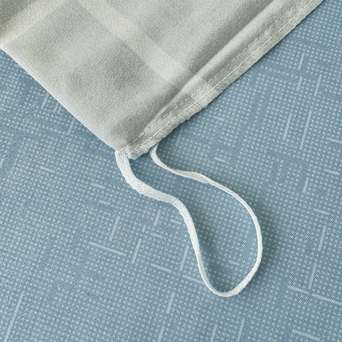 91家纺网 家纺一手货源 找家纺 鑫宇 2025新款磨毛130g加厚学生宿舍三件套床单床笠款学生上下铺六件套 时间格