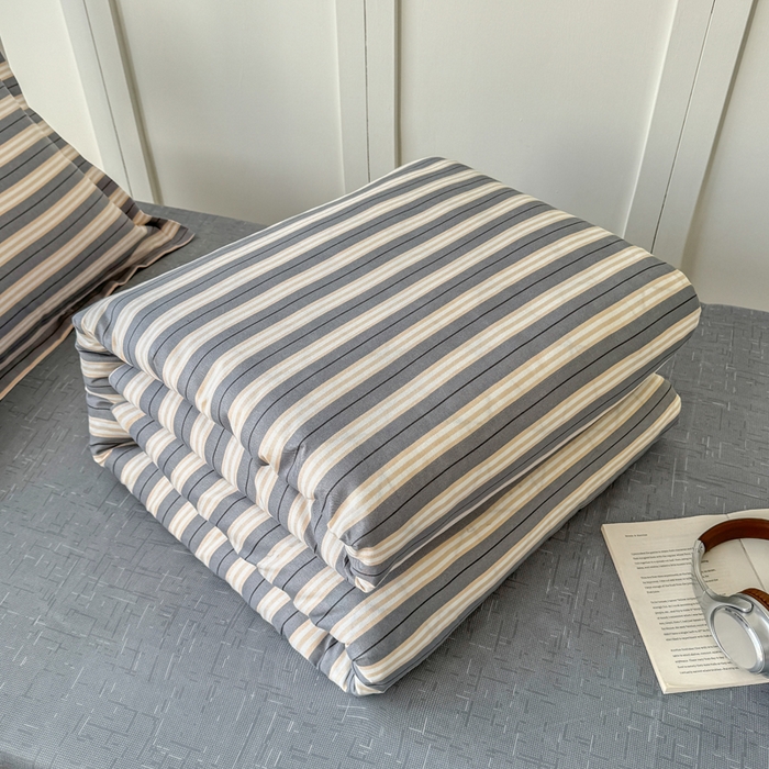 91家纺网 家纺一手货源 找家纺 鑫宇 2025新款磨毛130g加厚学生宿舍三件套床单床笠款学生上下铺六件套 维恩